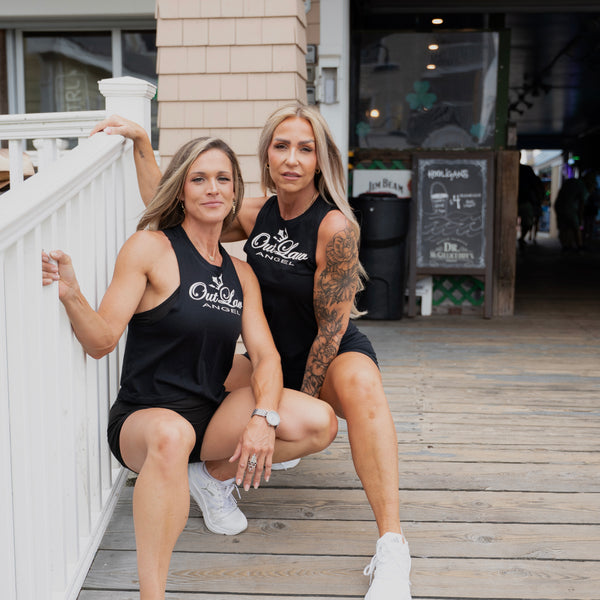 Black Outlaw Sleeveless Crop