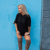 Women’s Black Outlaw Boyfriend T