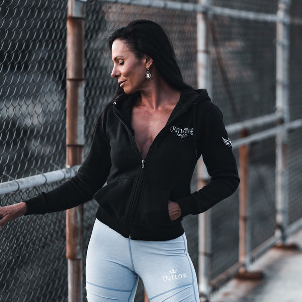 Outlaw Angel Zipup Hoodie