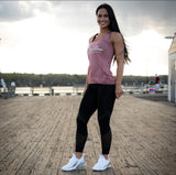 Women's Wine Premium Rough Cut Tank