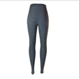 Medium Waisted Outlaw Moto Leggings (Heather Grey)