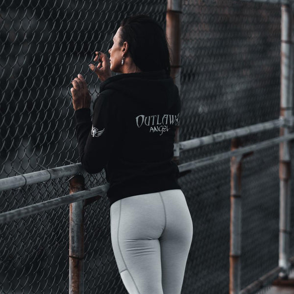Outlaw Angel Zipup Hoodie