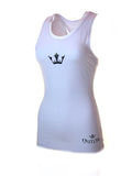 Women's Outlaw Racerback Tank Top (White)