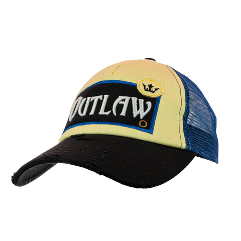 Outlaw Vintage Distressed Trucker Cap