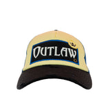 Outlaw Vintage Distressed Trucker Cap - Blue